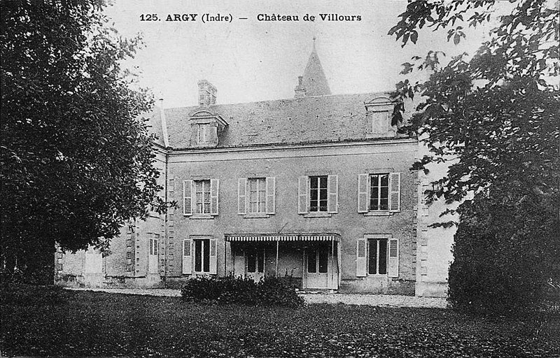 CPA_Argy_Château-de-Villours
