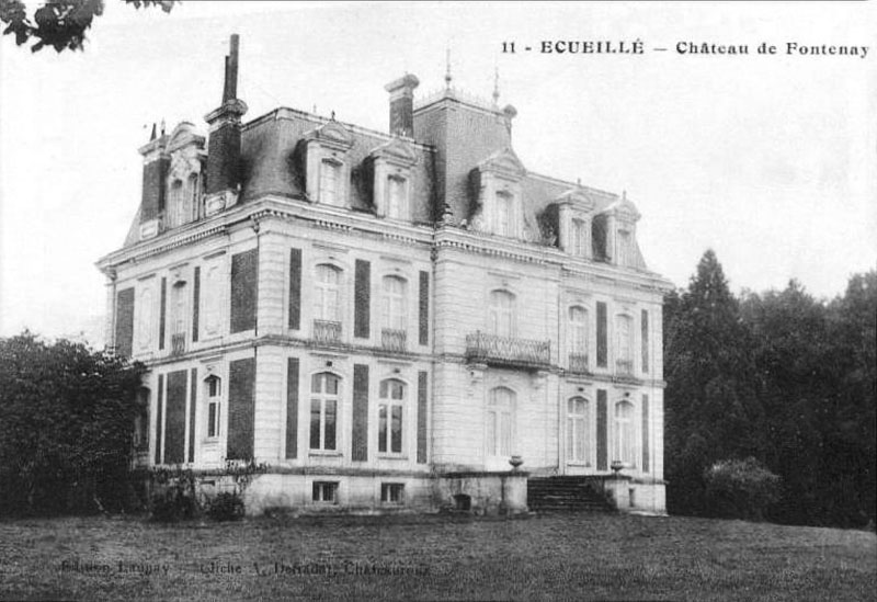 CPA_Ecueillé_ChateauFontenay