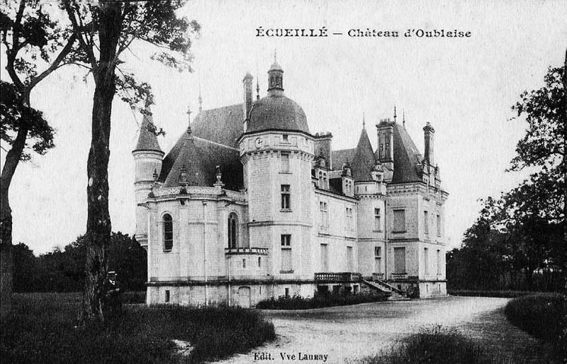 CPA_Ecueillé_ChateauOublaise