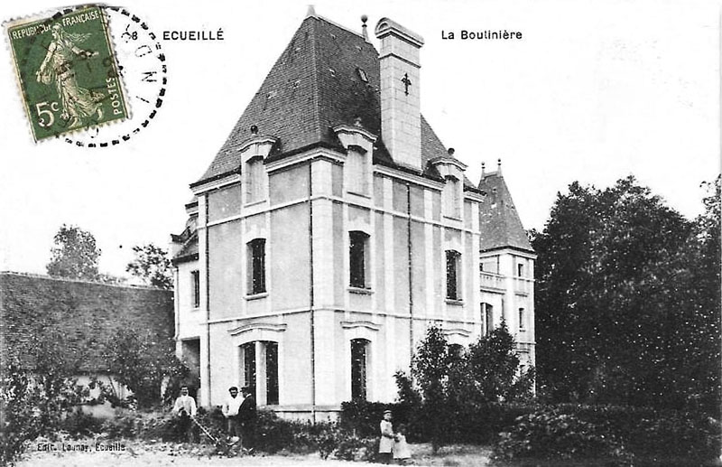 CPA_Ecueillé_ChâteauBoutinière