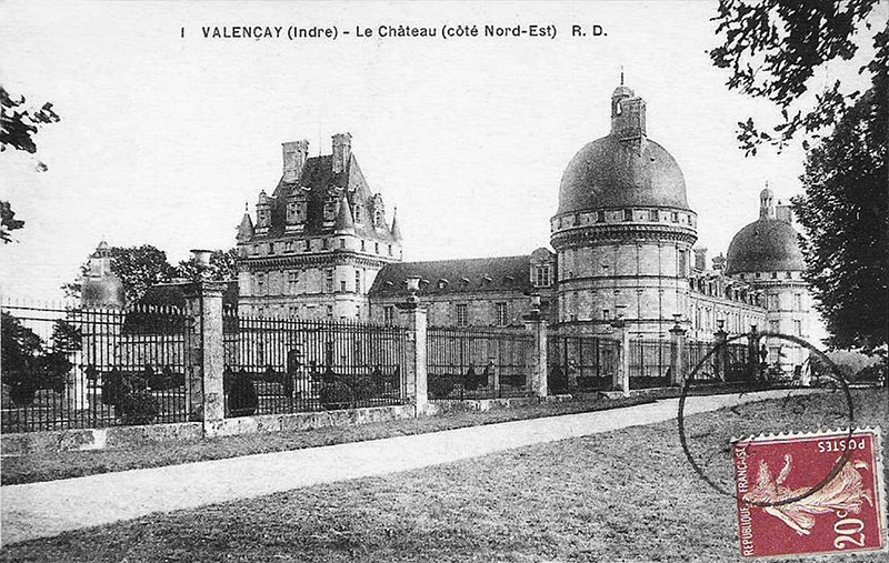 CPA_Valencay_ChateauCôtéNE