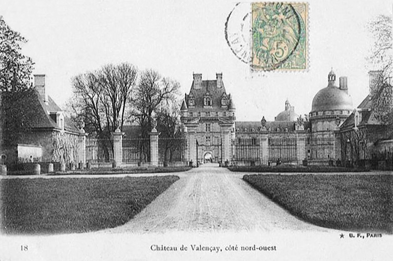 CPA_Valencay_ChateauCôtéNO